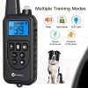 Waterproof Dog Training Collar with Remote Beep, Vibration, Shock, and Light Modes Keypad Lock for Dogs