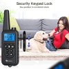 Waterproof Dog Training Collar with Remote Beep, Vibration, Shock, and Light Modes Keypad Lock for Dogs