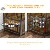 Dog Crate Furniture-Style Cages for Large Dogs Indoor Heavy Duty Super Sturdy 41"