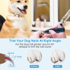 2-Speed Dog Nail Grinder - Quiet, USB Rechargeable Cordless Pet Nail Trimmer for Grooming Paws
