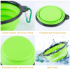 4-Pack Silicone Collapsible Dog Bowls – BPA-Free, Foldable Travel Bowls for Dogs & Cats, Food and Water Safe