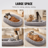 VEVOR Oversized Human Dog Bed – 72"x48"x10" Cozy Bean Bag Lounger, Soft Washable PV Velvet