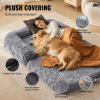 VEVOR Human Dog Bed – 72"x48"x10" Extra Large Washable Bed for Adults & Pets, Soft PV Velvet