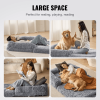VEVOR Human Dog Bed – 72"x48"x10" Extra Large Washable Bed for Adults & Pets, Soft PV Velvet