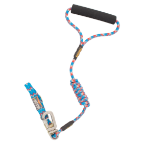 Helios Dura-Tough Easy Tension 3M Reflective Pet Leash and Collar (Size: Small, Color: Blue.)