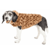 Pet Life Luxe 'Furpaw' Shaggy Elegant Designer Dog Coat Jacket