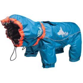 Helios Weather-King Ultimate Windproof Full Bodied Pet Jacket (Size: Small, Color: Blue.)