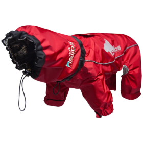 Helios Weather-King Ultimate Windproof Full Bodied Pet Jacket (Size: Small, Color: Red.)