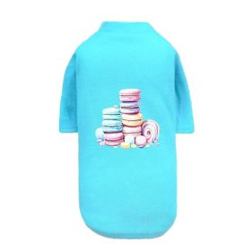 Macaroon Dog Tee (Size: X-Small, Color: Teal)