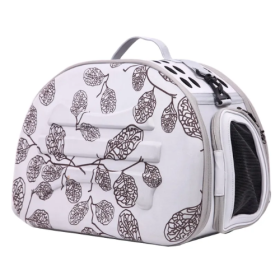 Narrow Shelled Lightweight Collapsible Military Grade Transportable Designer Pet Carrier (Colour: B52LGYMD)