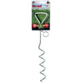 Prevue Pet Products Spiral Tie-Out Stake Heavy Duty (Size: 18 Inch)