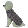 Royal Bark Heavy Cable Knitted Designer Fashion Dog Sweater