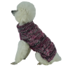 Royal Bark Heavy Cable Knitted Designer Fashion Dog Sweater