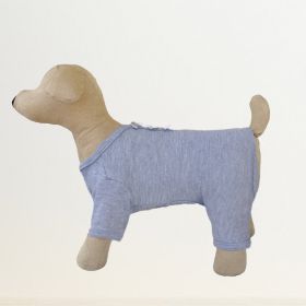 Sweet Dreams Dog Pajamas (Size: L, Color: Gray.)