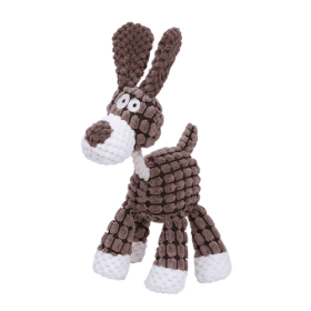Cute Animal Shaped Toys For Dogs (Colors: Brown Dog)