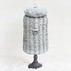 Annabella Dog Coat (Size: S, Color: Platinum)