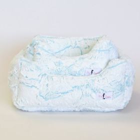 Whisper Dog Bed (Size: SM, Color: Aqua)
