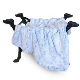 Whisper Dog Blanket (Size: SM, Color: Baby Blue)
