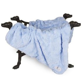 Bella Dog Blanket (Size: SM, Color: Baby Blue)