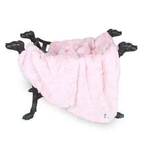 Bella Dog Blanket (Size: SM, Color: Baby Pink)