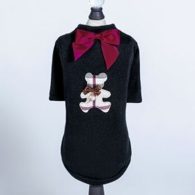 Burberry Dog Tee (Size: L, Color: Black.)