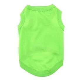 Cotton Dog Tank (Size: X-Small, Color: Green Flash)