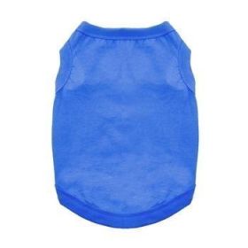 Cotton Dog Tank (Size: 3X-Large, Color: Nautical Blue)