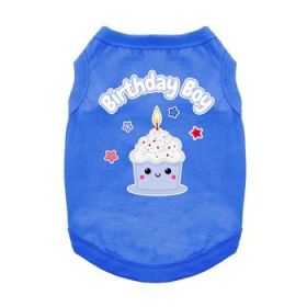 Birthday Dog Tank Top (Size: 3X-Large, Colour: Birthday Boy Blue)