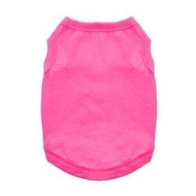 Cotton Dog Tank (Size: X-Small, Color: Raspberry Sorbet)