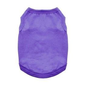 Cotton Dog Tank (Size: 3X-Large, Color: Ultra Violet)