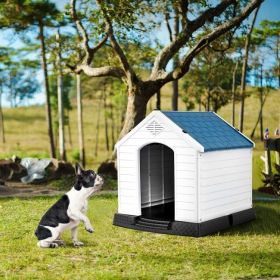 Plastic Waterproof Ventilate Pet Puppy House (Sizing: M)