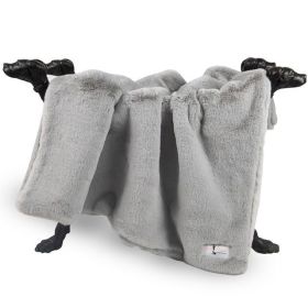 Divine Plus Dog Blankets (Size: Throw, Color: Dove Grey)