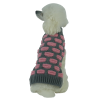 Fashion Weaved Heavy Knit Designer Ribbed Turtle Neck Dog Sweater