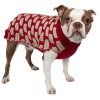 Fashion Weaved Heavy Knit Designer Ribbed Turtle Neck Dog Sweater