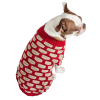 Fashion Weaved Heavy Knit Designer Ribbed Turtle Neck Dog Sweater