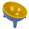 Raised Tilted Elevated Cat Food Bowl Pet Backflow Prevention Water Dish Feeding Bowl for Cats Small Dogs