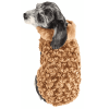 Pet Life Luxe 'Furpaw' Shaggy Elegant Designer Dog Coat Jacket