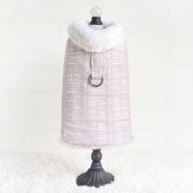 Gia Dog Coat (Size: S, Color: Ice Pink)