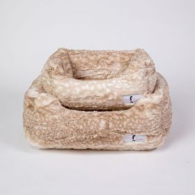 Cashmere Dog Bed (Size: SM, Color: Gold Fawn)