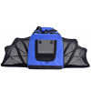 Pet Life 'Hounda Accordion' Metal Framed Soft-Folding Collapsible Dual-Sided Expandable Pet Dog Crate