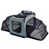 Pet Life 'Hounda Accordion' Metal Framed Soft-Folding Collapsible Dual-Sided Expandable Pet Dog Crate
