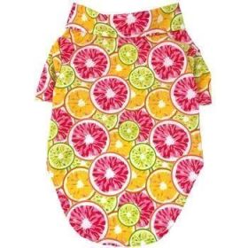 Hawaiian Camp Shirt - Citrus Slice (Size: X-Large)