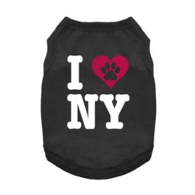 I Love New York Dog Tank Top (Size: 3X-Large)