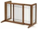 Bay Isle Freestanding Dog Gate — Adjustable Indoor Pet Barrier