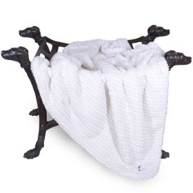 Paris Dog Blankets (Size: LG, Color: Ivory.)