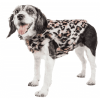 Pet Life Luxe 'Lab-Pard' Dazzling Leopard Patterned Mink Fur Dog Coat Jacket