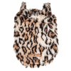 Pet Life Luxe 'Lab-Pard' Dazzling Leopard Patterned Mink Fur Dog Coat Jacket