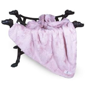 Luxe Dog Blanket (Size: SM, Color: Blush)