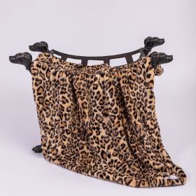 Cashmere Dog Blankets (Size: SM, Color: Leopard)