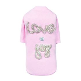 Love n Joy Tee (Size: M, Color: Baby Pink)